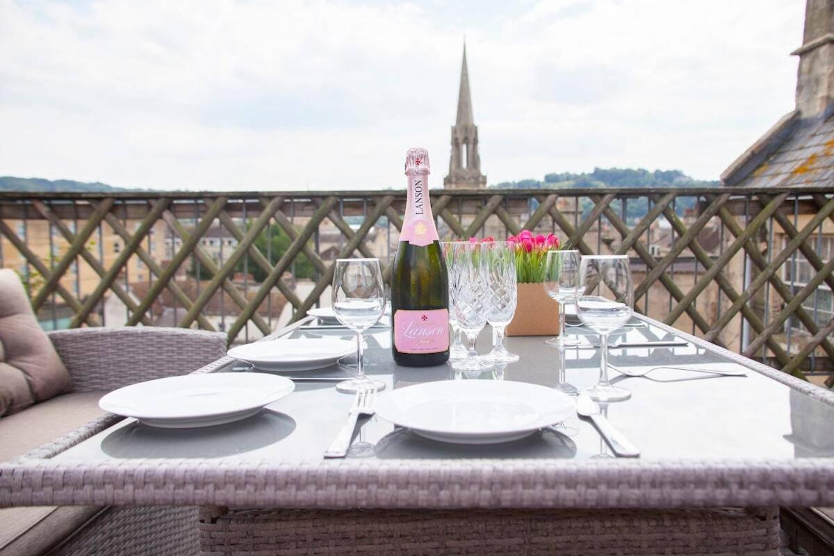 The Roof Terrace Maisonette - City Centre Bath Zewnętrze zdjęcie