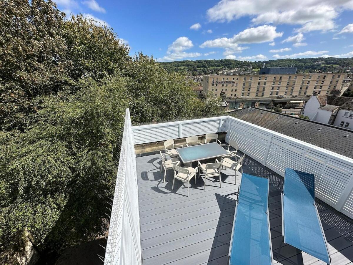 The Roof Terrace Maisonette - City Centre Bath Zewnętrze zdjęcie