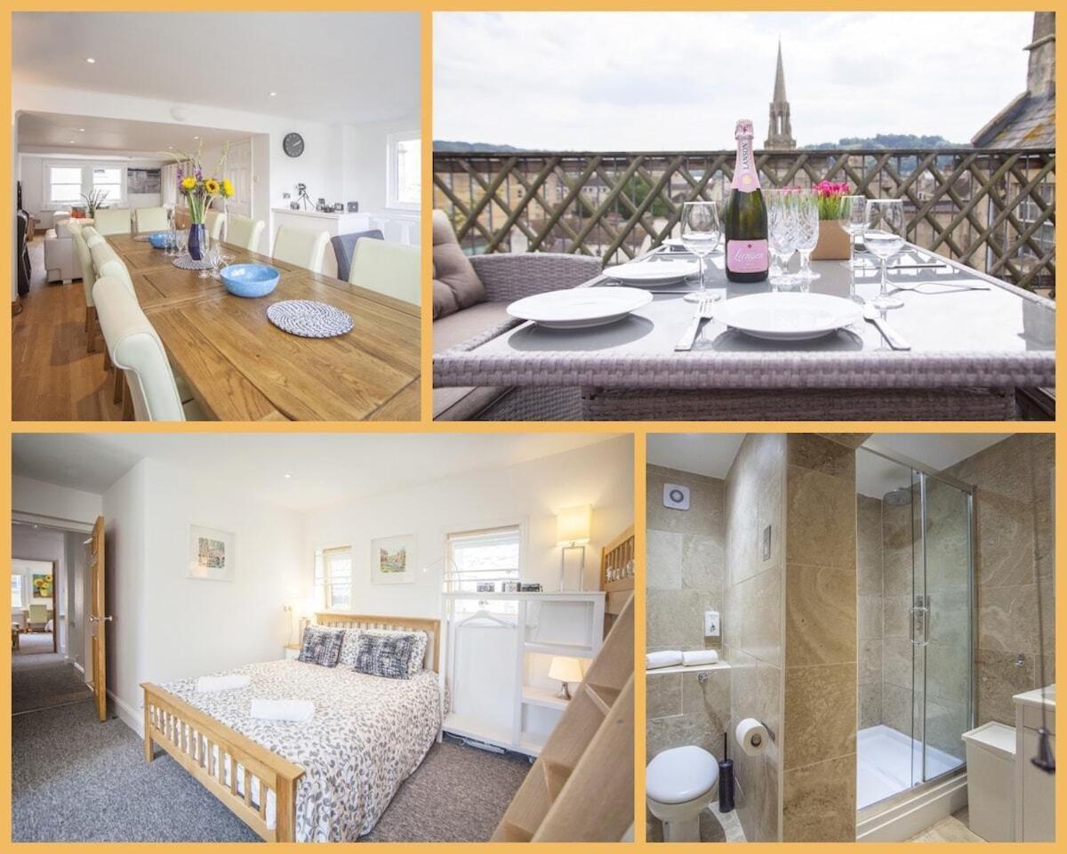 The Roof Terrace Maisonette - City Centre Bath Zewnętrze zdjęcie